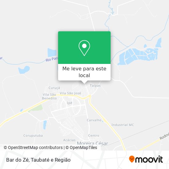 Bar do Zé mapa