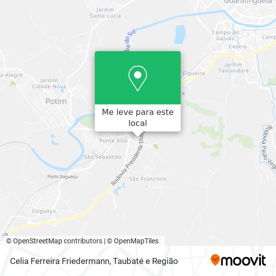 Celia Ferreira Friedermann mapa