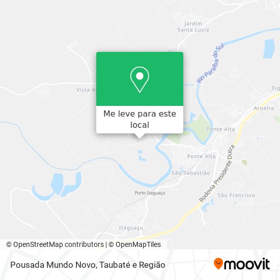 Pousada Mundo Novo mapa
