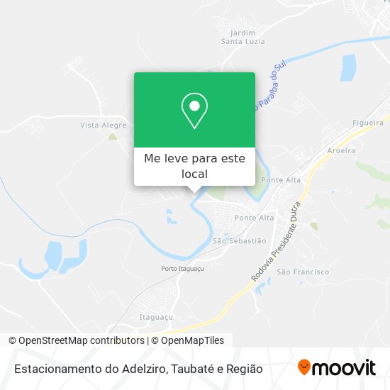 Estacionamento do Adelziro mapa