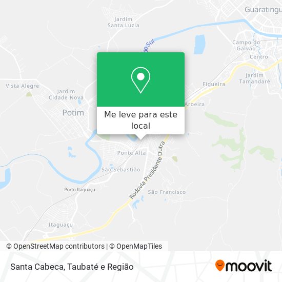 Santa Cabeca mapa