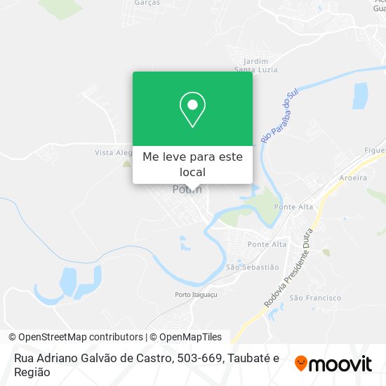 Rua Adriano Galvão de Castro, 503-669 mapa