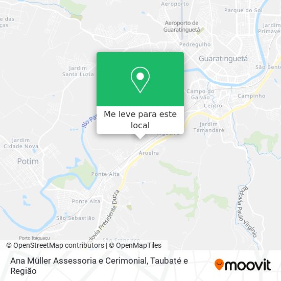 Ana Müller Assessoria e Cerimonial mapa