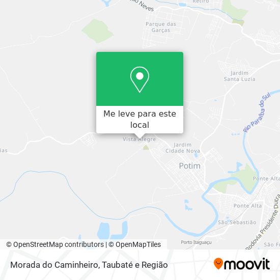Morada do Caminheiro mapa