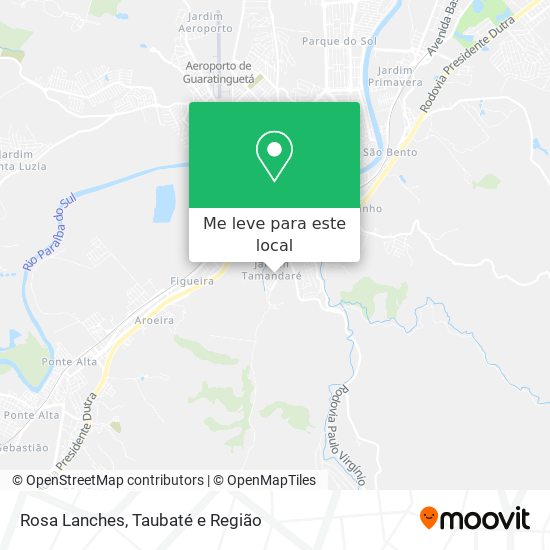 Rosa Lanches mapa