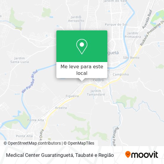 Medical Center Guaratinguetá mapa