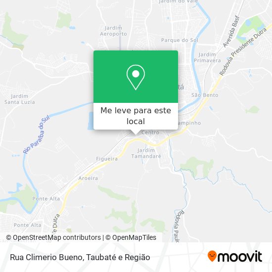 Rua Climerio Bueno mapa