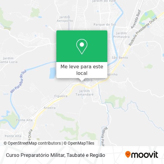 Curso Preparatório Militar mapa
