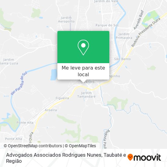 Advogados Associados Rodrigues Nunes mapa