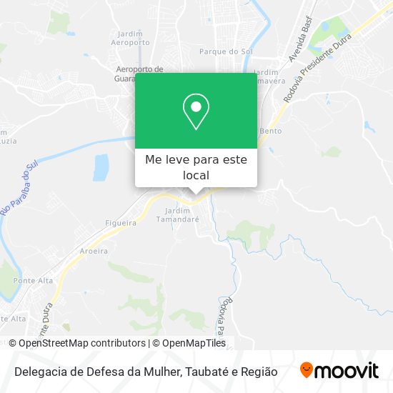 Delegacia de Defesa da Mulher mapa