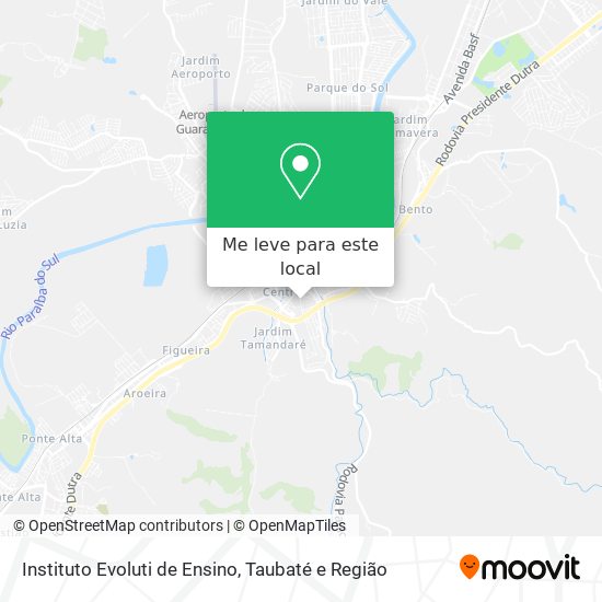 Instituto Evoluti de Ensino mapa