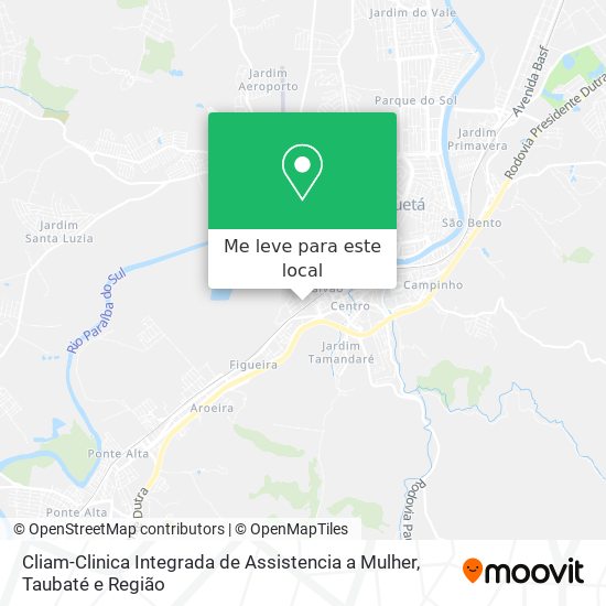 Cliam-Clinica Integrada de Assistencia a Mulher mapa