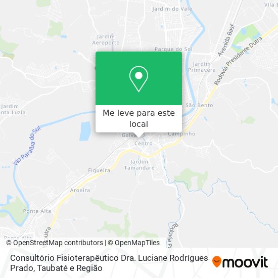 Consultório Fisioterapêutico Dra. Luciane Rodrígues Prado mapa