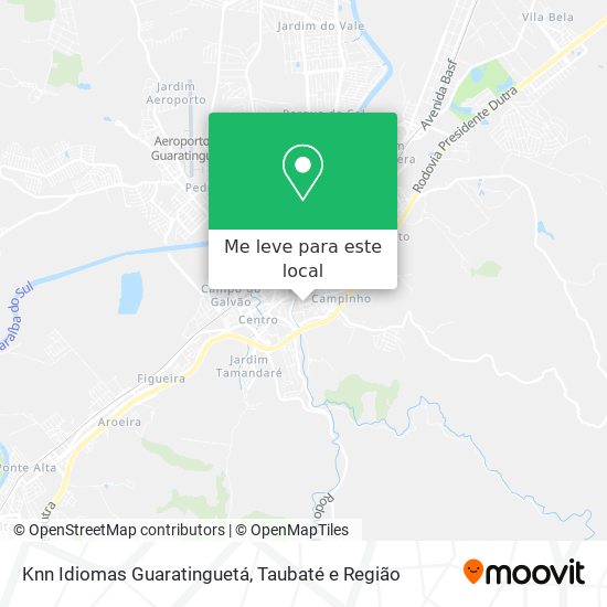 Knn Idiomas Guaratinguetá mapa