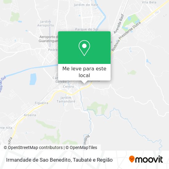 Irmandade de Sao Benedito mapa