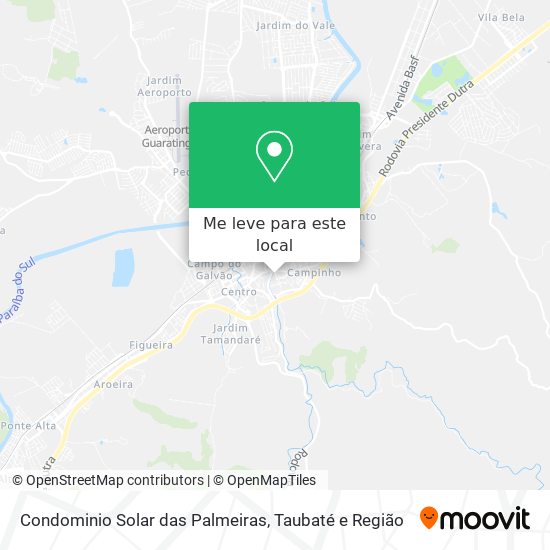 Condominio Solar das Palmeiras mapa