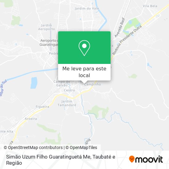Simão Uzum Filho Guaratinguetá Me mapa