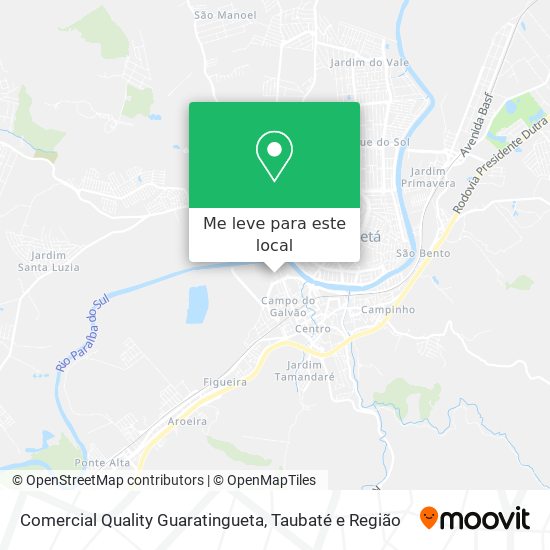 Comercial Quality Guaratingueta mapa