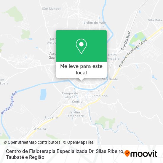 Centro de Físioterapia Especializada Dr. Silas Ribeiro mapa