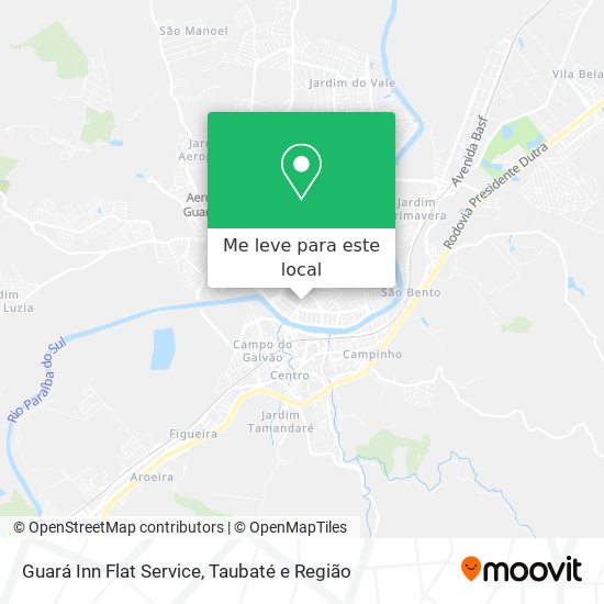 Guará Inn Flat Service mapa
