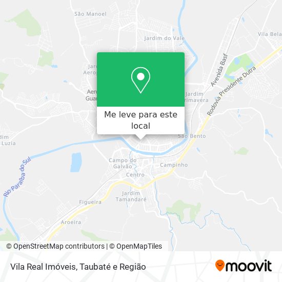 Vila Real Imóveis mapa