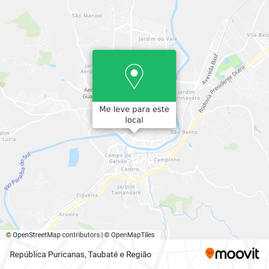 República Puricanas mapa