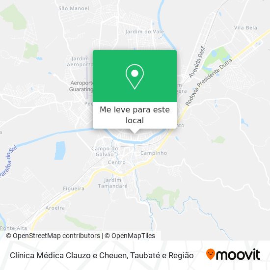 Clínica Médica Clauzo e Cheuen mapa