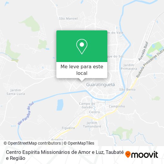 Centro Espírita Missionários de Amor e Luz mapa