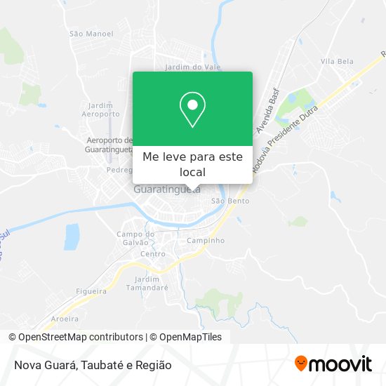 Nova Guará mapa
