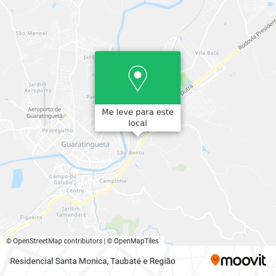 Residencial Santa Monica mapa