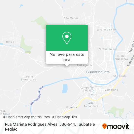 Rua Marieta Rodrigues Alves, 586-644 mapa