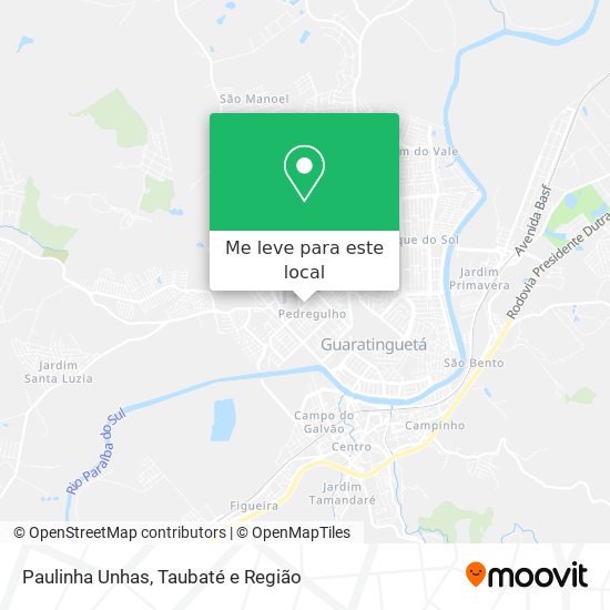 Paulinha Unhas mapa