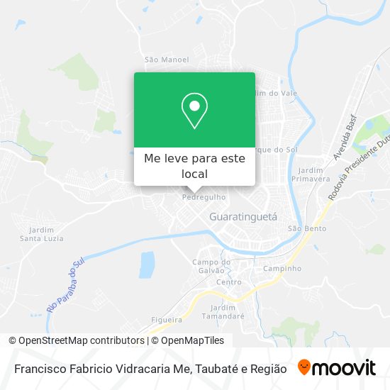 Francisco Fabricio Vidracaria Me mapa