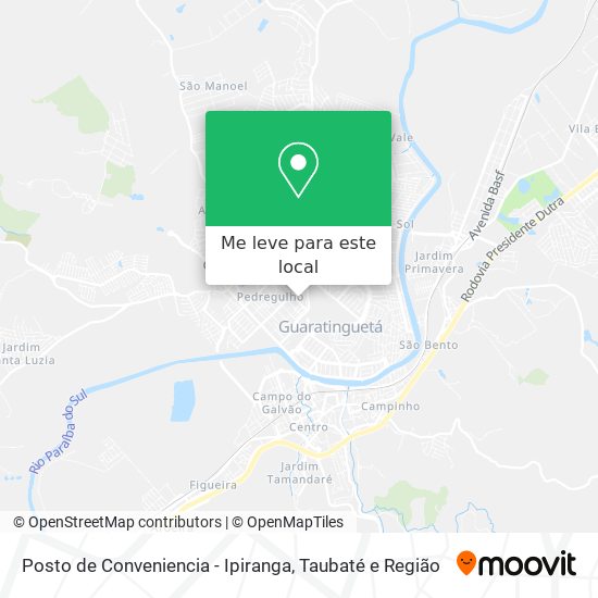 Posto de Conveniencia - Ipiranga mapa