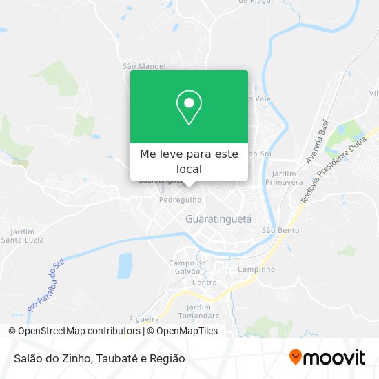 Salão do Zinho mapa