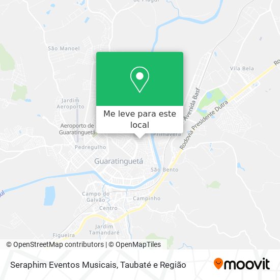 Seraphim Eventos Musicais mapa