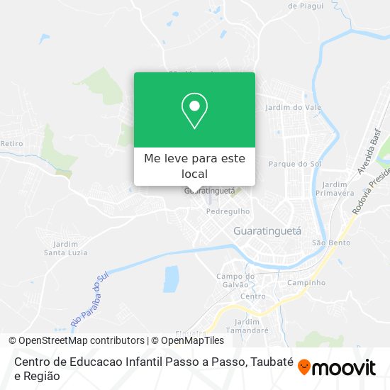 Centro de Educacao Infantil Passo a Passo mapa