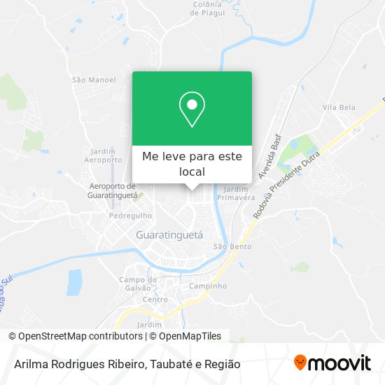 Arilma Rodrigues Ribeiro mapa