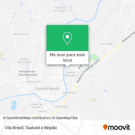 Vila Brasil mapa