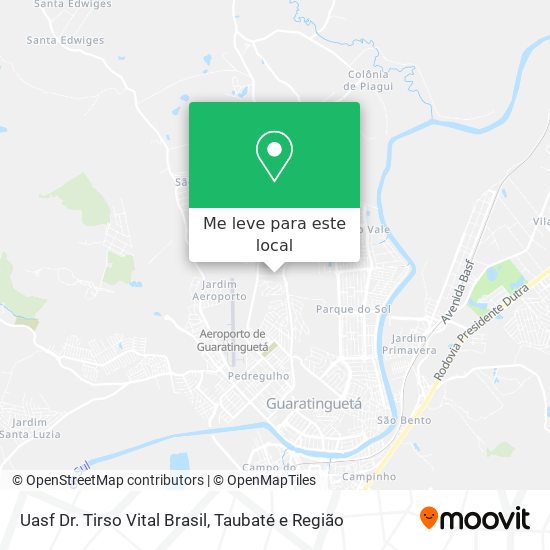Uasf Dr. Tirso Vital Brasil mapa