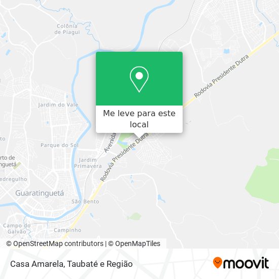 Casa Amarela mapa