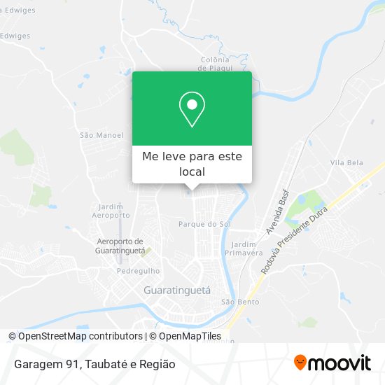 Garagem 91 mapa
