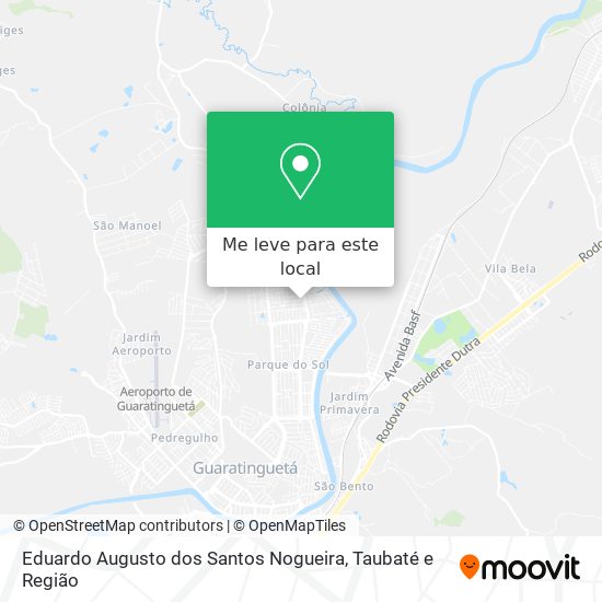 Eduardo Augusto dos Santos Nogueira mapa