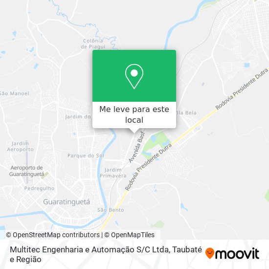 Multitec Engenharia e Automação S / C Ltda mapa