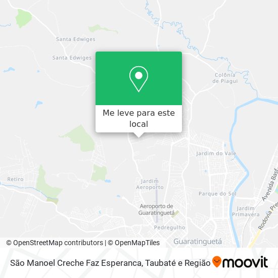 São Manoel Creche Faz Esperanca mapa