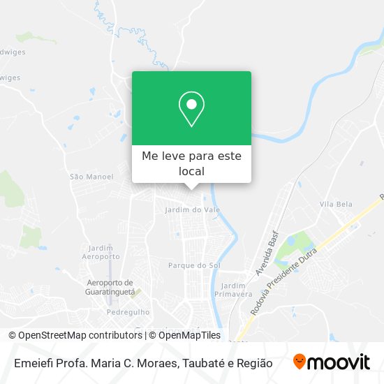 Emeiefi Profa. Maria C. Moraes mapa