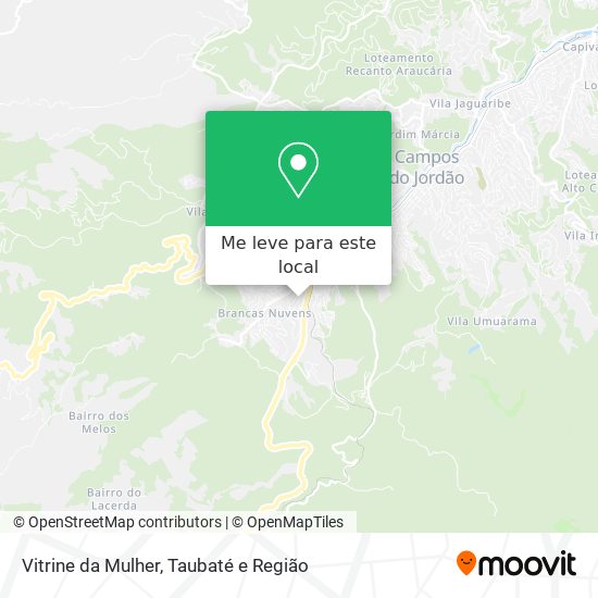Vitrine da Mulher mapa