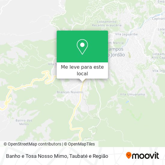 Banho e Tosa Nosso Mimo mapa