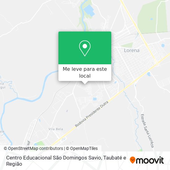 Centro Educacional São Domingos Savio mapa