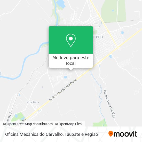 Oficina Mecanica do Carvalho mapa